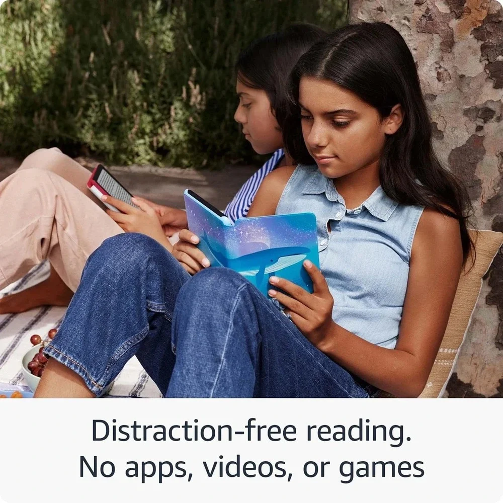 New Amazon Kindle Kids 11th Gen 2024 16GB Space Whale eReader RS23CV 6